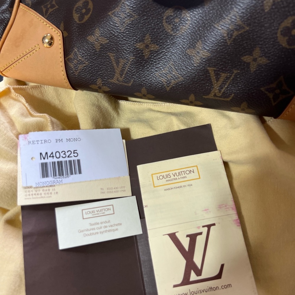💎✨BEAUTIFUL✨💎RETIRO PM ZIPPER CLOSURE LOUIS VUTTON - Picture 3 of 15
